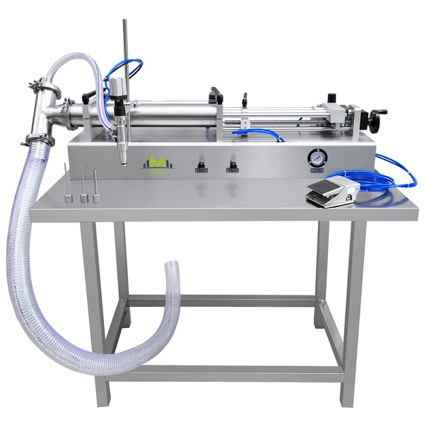 MZH F Machine de remplissage semi-automatique pneumatique horizontale de liquide et de pâte