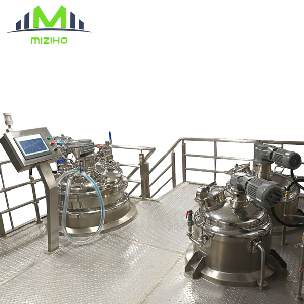 500L Fixed Type Vacuum Homogenizer Emulsifier